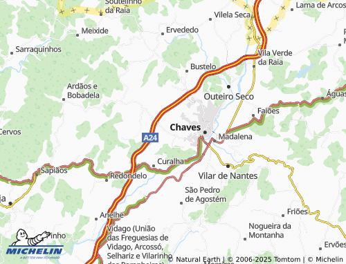 MICHELIN Vale de Anta map - ViaMichelin