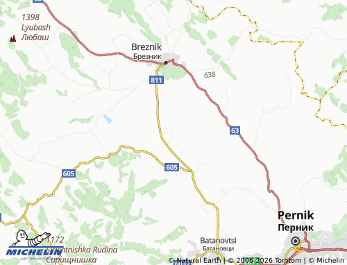 Kaart MICHELIN Slakovtsi - ViaMichelin