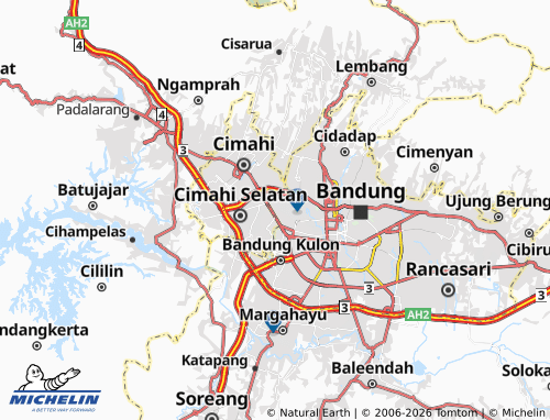 MICHELIN Campaka map - ViaMichelin
