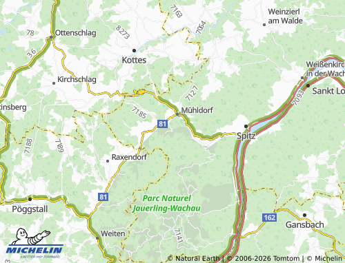MICHELIN Thurn map - ViaMichelin