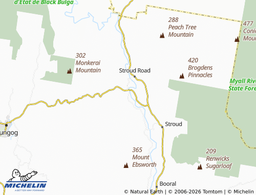Mapa MICHELIN Washpool - ViaMichelin