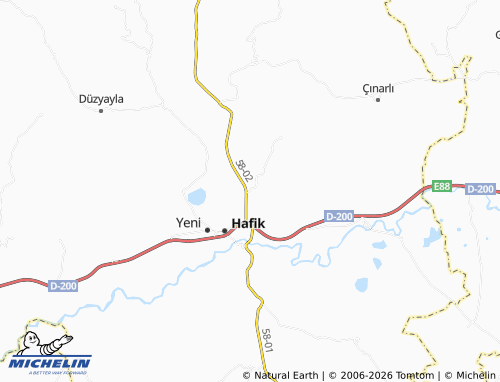 MICHELIN Günyamaç map - ViaMichelin
