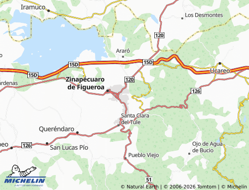 Mapa MICHELIN El Desierto - ViaMichelin