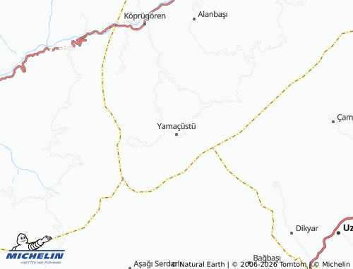 Mappa MICHELIN Yamaçüstü - ViaMichelin