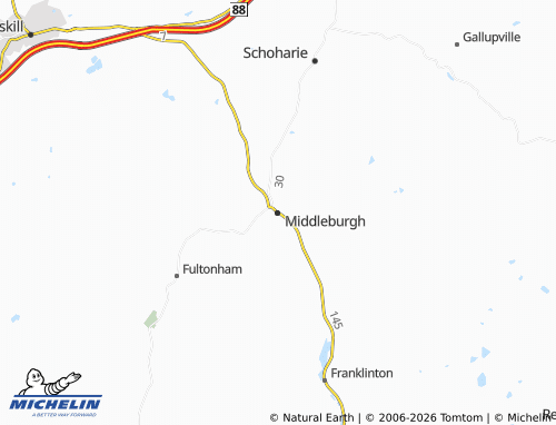 Carte MICHELIN Middleburgh - ViaMichelin