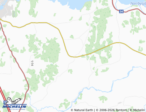 Mappa MICHELIN Fornåsa - ViaMichelin