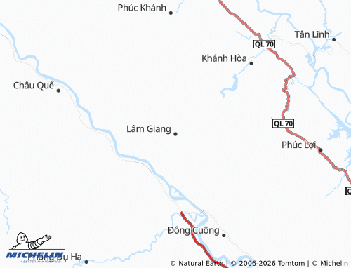 Mapa MICHELIN Lâm Giang - ViaMichelin