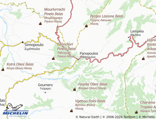 Carte MICHELIN Panopoulos - ViaMichelin
