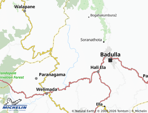 Mappa MICHELIN Thuppitiya - ViaMichelin