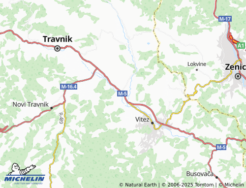 MICHELIN Bila map - ViaMichelin