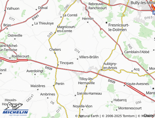 MICHELIN-Landkarte Villers-Brûlin - ViaMichelin