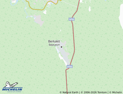 MICHELIN-Landkarte Berkakit - ViaMichelin