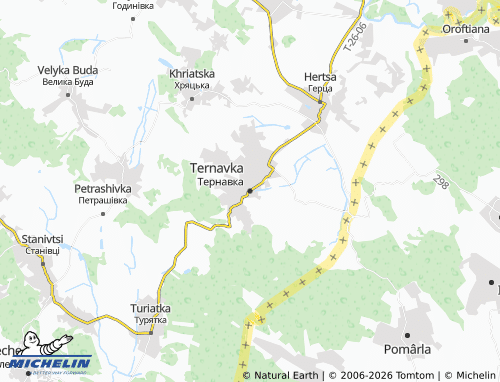 Mapa MICHELIN Ternavka - ViaMichelin