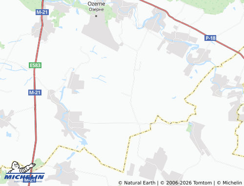 MICHELIN Chervonyi Stepok map - ViaMichelin