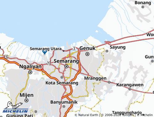 MICHELIN-Landkarte Sawahbesar - ViaMichelin