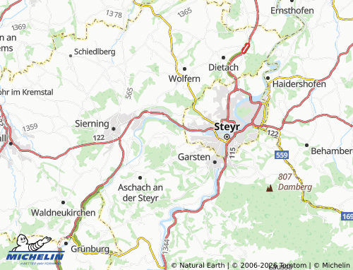 MICHELIN Rosenegg map - ViaMichelin