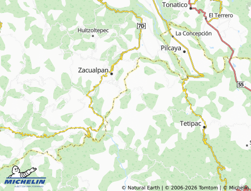 MICHELIN Jocotitlán map - ViaMichelin