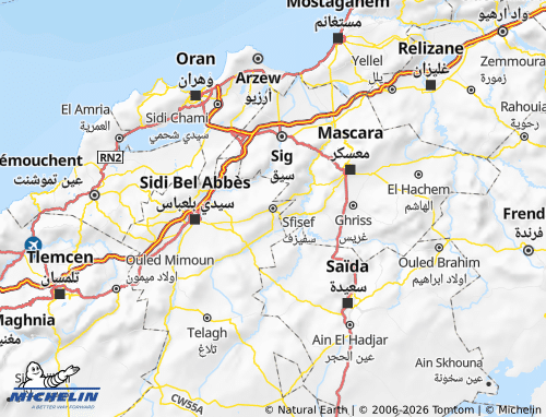 MICHELIN Safeezaf map - ViaMichelin