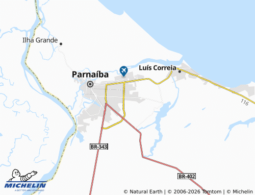 MICHELIN Piauí map - ViaMichelin