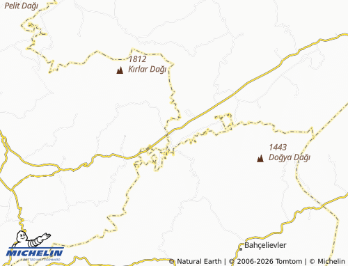 MICHELIN-Landkarte İbek - ViaMichelin