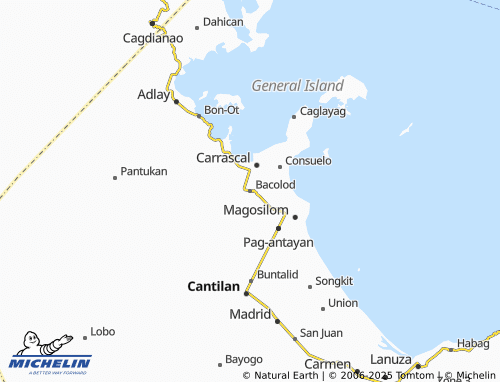 MICHELIN-Landkarte Bacolod - ViaMichelin