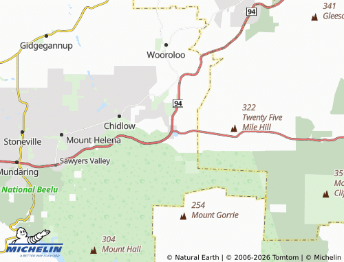 Mapa MICHELIN The Lakes - ViaMichelin
