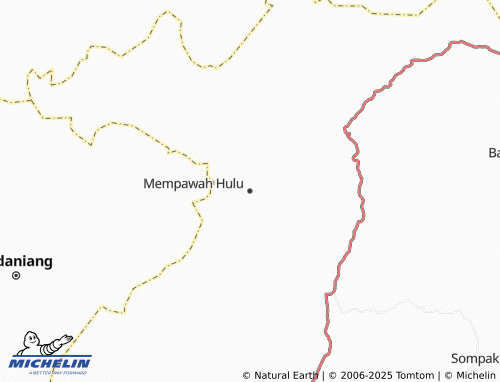 MICHELIN Mempawah Hulu map - ViaMichelin
