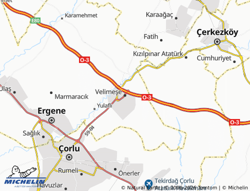 Mapa MICHELIN Velimeşe - ViaMichelin