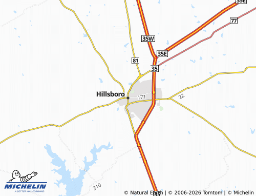 Kaart MICHELIN Hillsboro - ViaMichelin