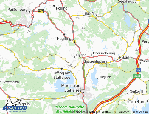 MICHELIN Eglfing map - ViaMichelin
