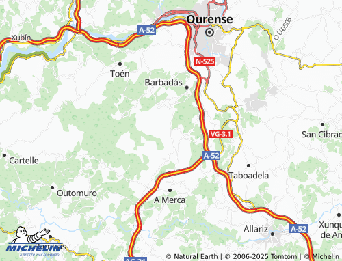 MICHELIN Loiro (San Martiño) map - ViaMichelin