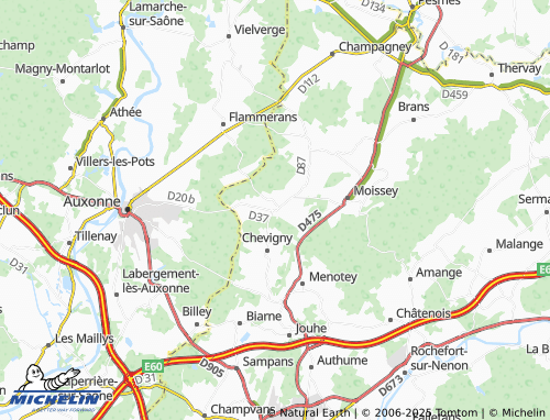 Carte MICHELIN Peintre - ViaMichelin