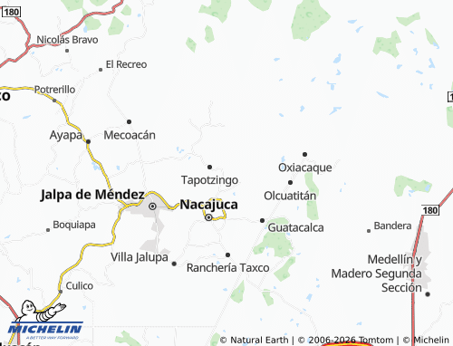 MICHELIN Mazateupa map - ViaMichelin