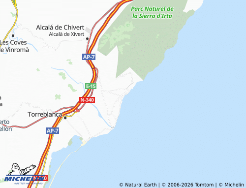 Mappa MICHELIN Alcocebre - ViaMichelin