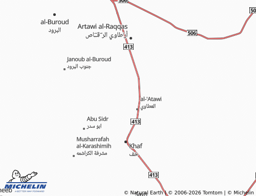 MICHELIN-Landkarte Sahid al-Akshan - ViaMichelin