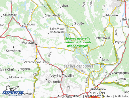 MICHELIN Cessenoud map - ViaMichelin