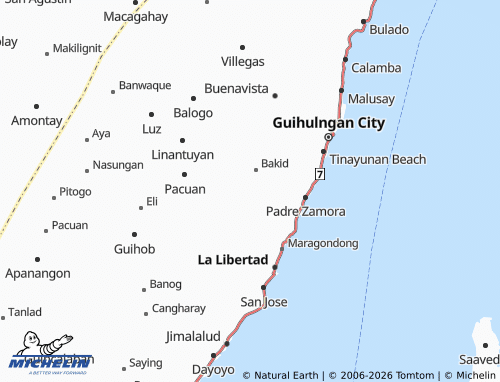 MICHELIN Cangabo map - ViaMichelin