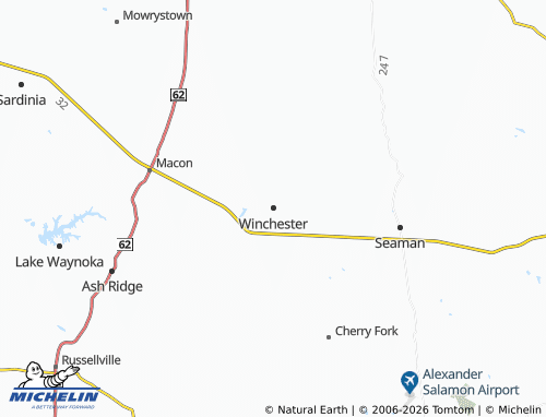 Mapa MICHELIN Winchester - ViaMichelin