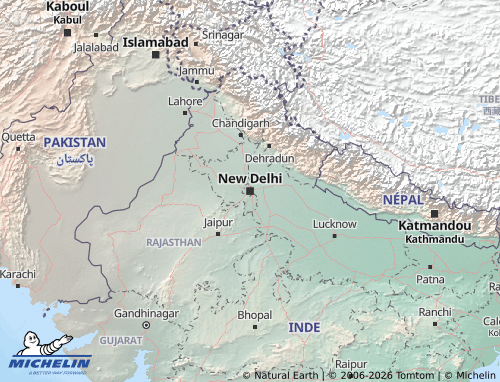 MICHELIN India map - ViaMichelin