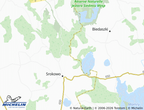 MICHELIN Karłowo map - ViaMichelin
