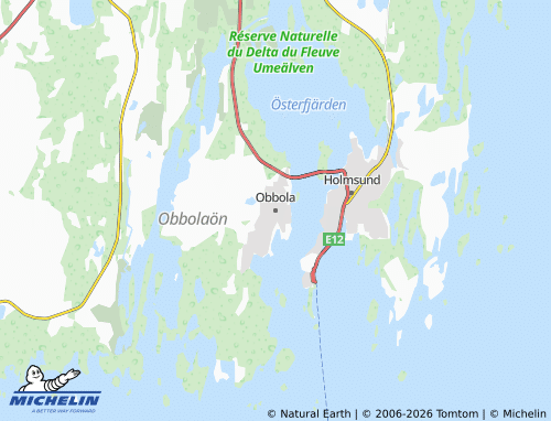 Carte MICHELIN Obbola - ViaMichelin