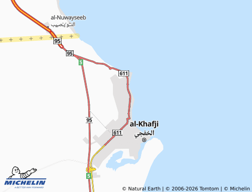 MICHELIN-Landkarte alshaati - ViaMichelin