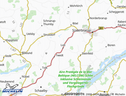 MICHELIN Loit map - ViaMichelin