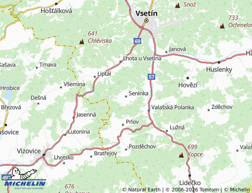 Mapa MICHELIN Seninka - ViaMichelin