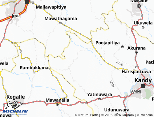 Mappa MICHELIN Polwatta Ihalagama - ViaMichelin