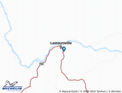 MICHELIN Lastoursville map - ViaMichelin
