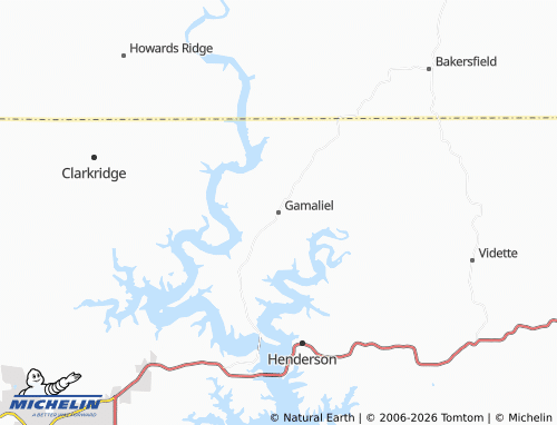 Carte MICHELIN Gamaliel - ViaMichelin