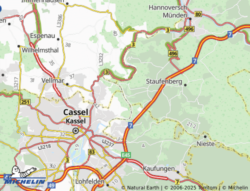 Mapa MICHELIN Spiekershausen - ViaMichelin