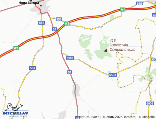 Mappa MICHELIN Sokol - ViaMichelin