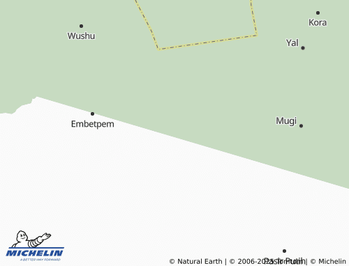 MICHELIN Mbuwa Tengah map - ViaMichelin